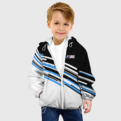 Куртка с капюшоном детская BMW BRAND COLOR, цвет: 3D-белый — фото 2