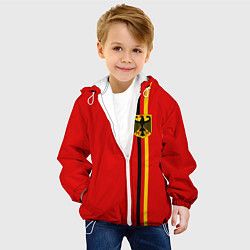 Куртка с капюшоном детская Германия, цвет: 3D-белый — фото 2