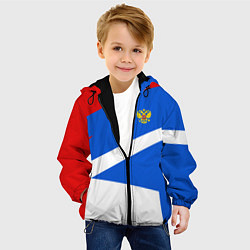 Куртка с капюшоном детская Russia: Light Sport, цвет: 3D-черный — фото 2