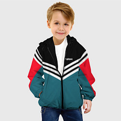 Куртка с капюшоном детская Firm 90s: Arrows Style, цвет: 3D-черный — фото 2