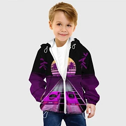 Куртка с капюшоном детская Digital Race, цвет: 3D-белый — фото 2