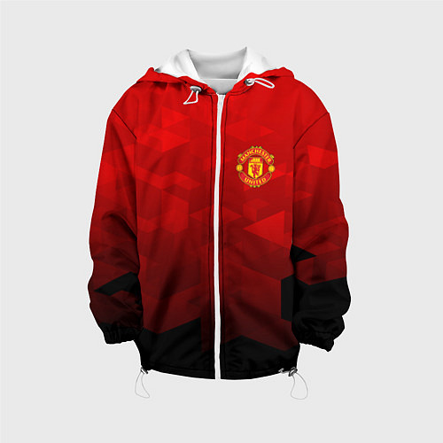 Детская куртка FC Man UTD: Red Poly / 3D-Белый – фото 1