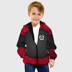 Куртка с капюшоном детская Mazda: Metal Sport, цвет: 3D-черный — фото 2