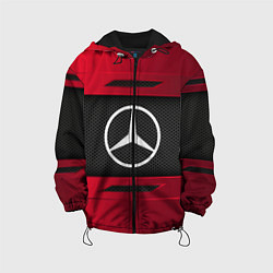 Куртка с капюшоном детская Mercedes Benz Sport, цвет: 3D-черный