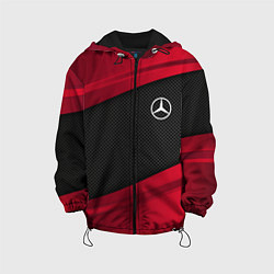 Куртка с капюшоном детская Mercedes Benz: Red Sport, цвет: 3D-черный