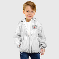 Куртка с капюшоном детская Russia 2022 The Winner!, цвет: 3D-белый — фото 2