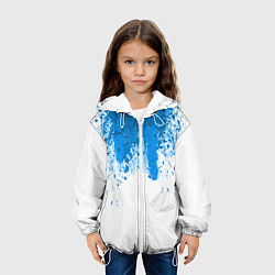 Куртка с капюшоном детская Android Blood: White, цвет: 3D-белый — фото 2