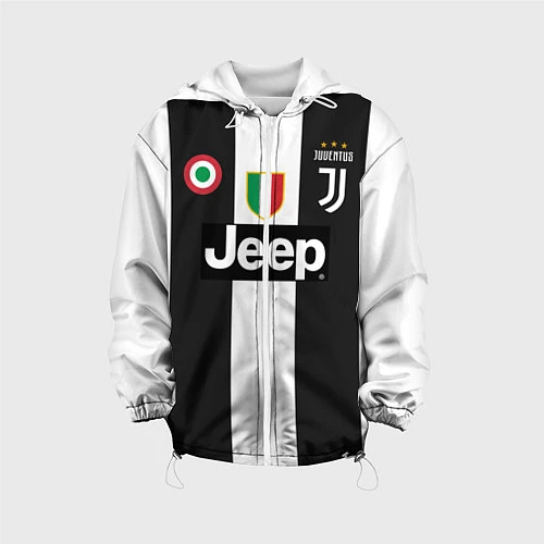Детская куртка FC Juventus 18-19 / 3D-Белый – фото 1