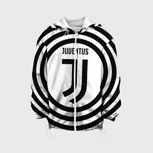 Детская куртка FC Juventus Round / 3D-Белый – фото 1