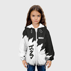 Куртка с капюшоном детская Godzilla: Light Style, цвет: 3D-белый — фото 2