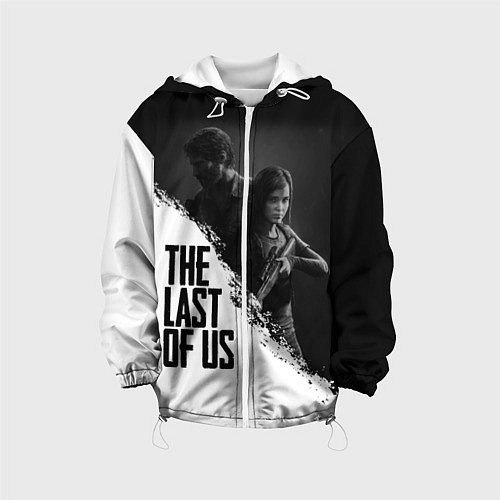 Детская куртка The Last of Us: White & Black / 3D-Белый – фото 1