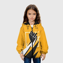 Куртка с капюшоном детская R6S: Finka, цвет: 3D-черный — фото 2