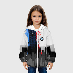 Куртка с капюшоном детская BMW: Speed City, цвет: 3D-белый — фото 2