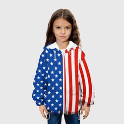 Куртка с капюшоном детская American Patriot, цвет: 3D-белый — фото 2