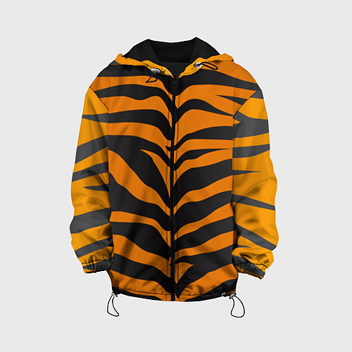 Детская куртка Шкура тигра / 3D-Черный – фото 1