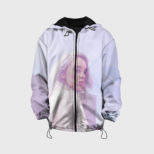 Детская куртка Billie Eilish: Light Pink / 3D-Черный – фото 1