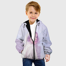 Куртка с капюшоном детская Billie Eilish: Light Pink, цвет: 3D-черный — фото 2