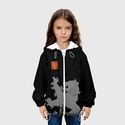 Куртка с капюшоном детская Сборная Финляндии, цвет: 3D-белый — фото 2