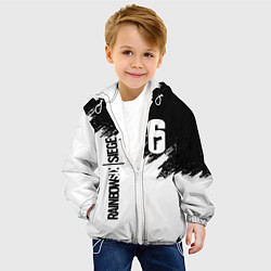 Куртка с капюшоном детская RAINBOW SIX SIEGE, цвет: 3D-белый — фото 2