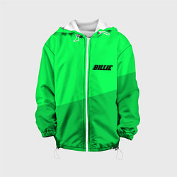 Куртка с капюшоном детская Billie Eilish: Duo Green, цвет: 3D-белый