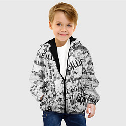 Куртка с капюшоном детская BILLIE EILISH: Where Do We Go, цвет: 3D-черный — фото 2
