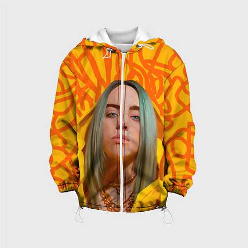 Детская куртка Billie Eilish / 3D-Белый – фото 1