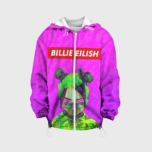 Детская куртка Billie Eilish / 3D-Белый – фото 1