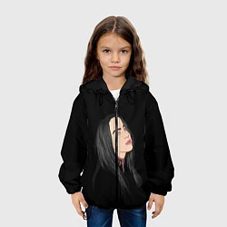 Куртка с капюшоном детская Billie Eilish: Black Style, цвет: 3D-черный — фото 2