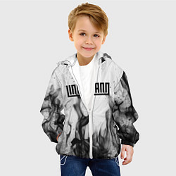 Куртка с капюшоном детская LINDEMANN: Black Fire, цвет: 3D-белый — фото 2
