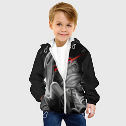 Куртка с капюшоном детская UNDERTALE, цвет: 3D-белый — фото 2