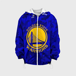 Куртка с капюшоном детская GOLDEN STATE WARRIORS, цвет: 3D-белый