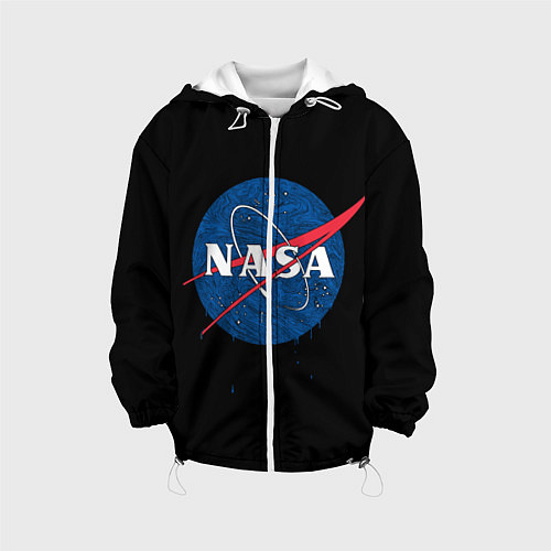Детская куртка NASA Краски / 3D-Белый – фото 1