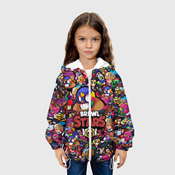 Куртка с капюшоном детская BRAWL STARS EL PRIMO, цвет: 3D-белый — фото 2