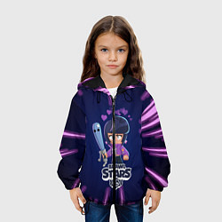 Куртка с капюшоном детская BRAWL STARS BIBI, цвет: 3D-черный — фото 2