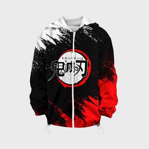Детская куртка KIMETSU NO YAIBA / 3D-Белый – фото 1