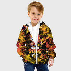 Куртка с капюшоном детская BRAWL STARS MAX, цвет: 3D-белый — фото 2
