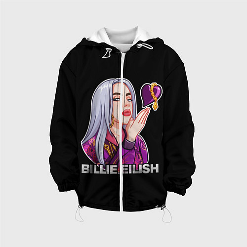 Детская куртка BILLIE EILISH / 3D-Белый – фото 1