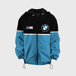 Куртка с капюшоном детская BMW БМВ, цвет: 3D-черный