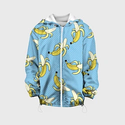 Куртка с капюшоном детская Banana art, цвет: 3D-белый