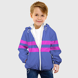 Куртка с капюшоном детская UNDERTALE FRISK ФРИСК, цвет: 3D-белый — фото 2
