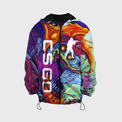 Куртка с капюшоном детская CS GO HYPERBEAST, цвет: 3D-черный