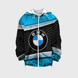 Куртка с капюшоном детская BMW, цвет: 3D-белый