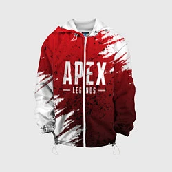 Куртка с капюшоном детская APEX LEGENDS, цвет: 3D-белый