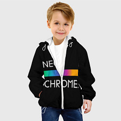 Куртка с капюшоном детская NEO CHROME, цвет: 3D-белый — фото 2