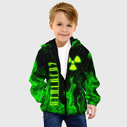 Куртка с капюшоном детская STALKER 2, цвет: 3D-черный — фото 2