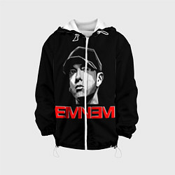 Куртка с капюшоном детская Eminem, цвет: 3D-белый