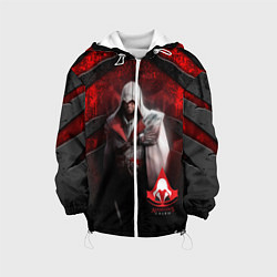 Куртка с капюшоном детская Assasin's creed, цвет: 3D-белый