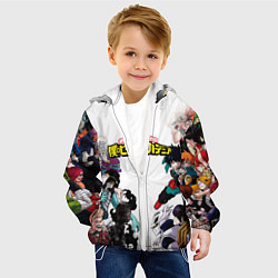 Куртка с капюшоном детская My Hero Academia противостояние, цвет: 3D-белый — фото 2