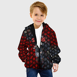 Куртка с капюшоном детская BRAWL STARS:CROW, цвет: 3D-черный — фото 2
