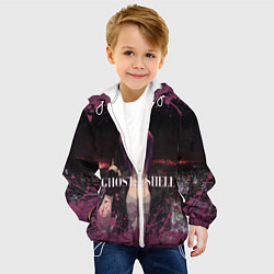 Куртка с капюшоном детская Призрак в доспехах, цвет: 3D-белый — фото 2